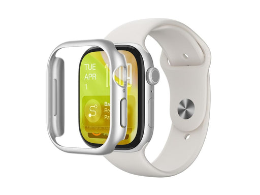 AmazingThing Minimal Protective Case for Apple Watch Series 11 46mm - Silver