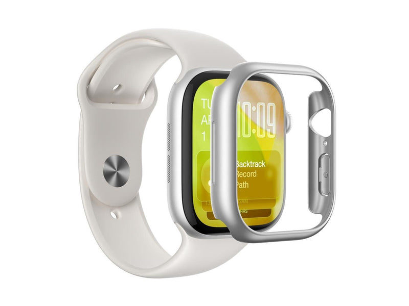 AmazingThing Minimal Protective Case for Apple Watch Series 11 46mm - Silver