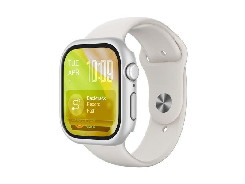 AmazingThing Minimal Protective Case for Apple Watch Series 11 46mm - Silver