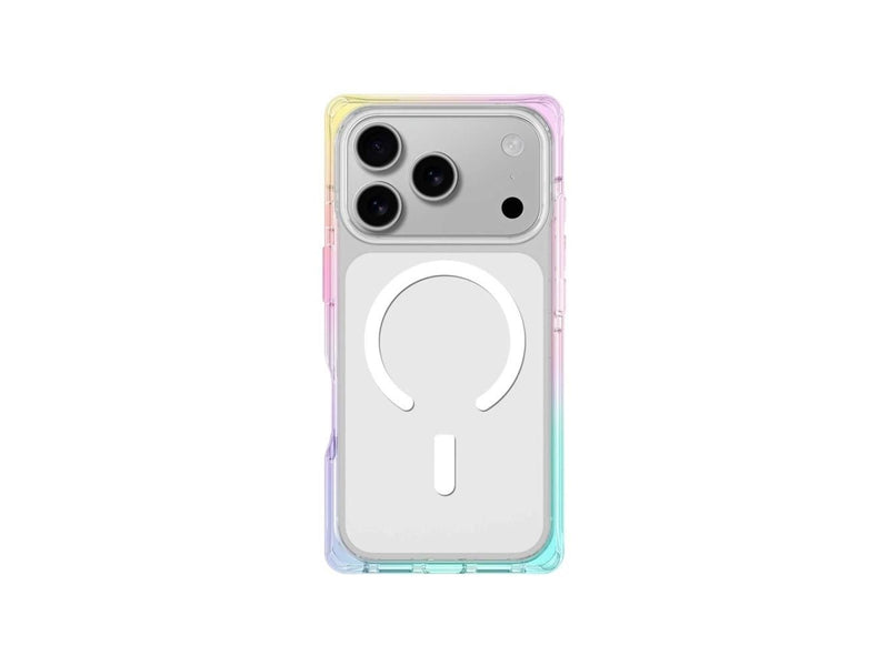 AmazingThing Omni case for iPhone 17 Pro Max compatible with MagSafe - transparent-rainbow