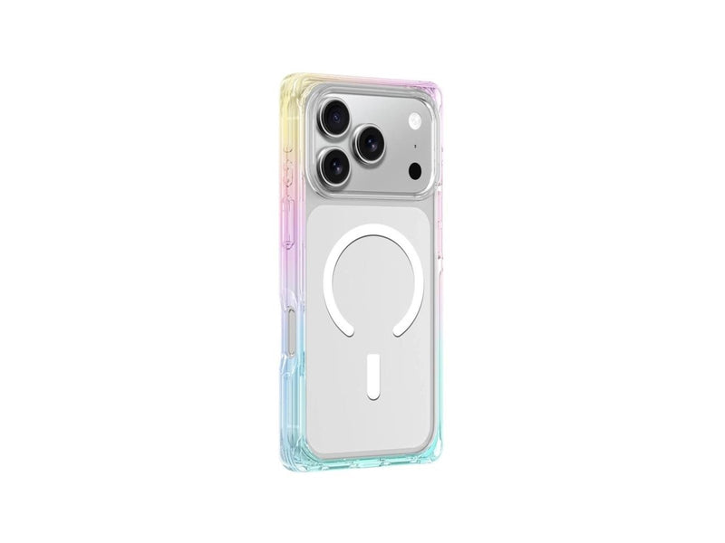 AmazingThing Omni case for iPhone 17 Pro Max compatible with MagSafe - transparent-rainbow