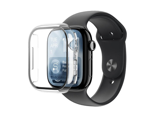 AmazingThing Radix Glass Screen Protector with Case for Apple Watch Series 11 42mm - Clear