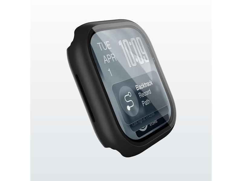 AmazingThing Radix Glass Screen Protector with Case for Apple Watch Series 11 46mm - Black