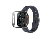 AmazingThing Radix Glass Screen Protector with Case for Apple Watch UItra 3 49mm - Black