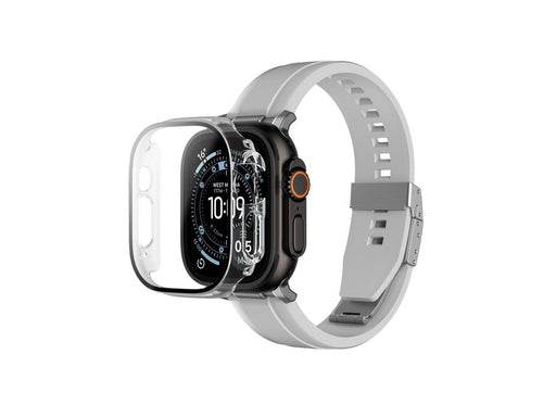 AmazingThing Radix Glass Screen Protector with Case for Apple Watch UItra 3 49mm - Clear