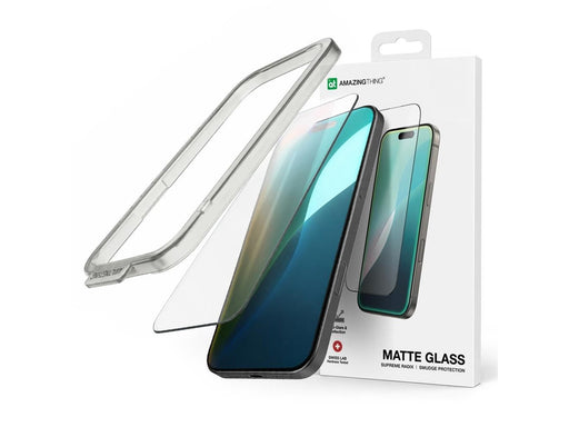 AmazingThing Titan Matte FusionFilter 7 Tempered Glass Screen Protector for iPhone 17 Pro Max