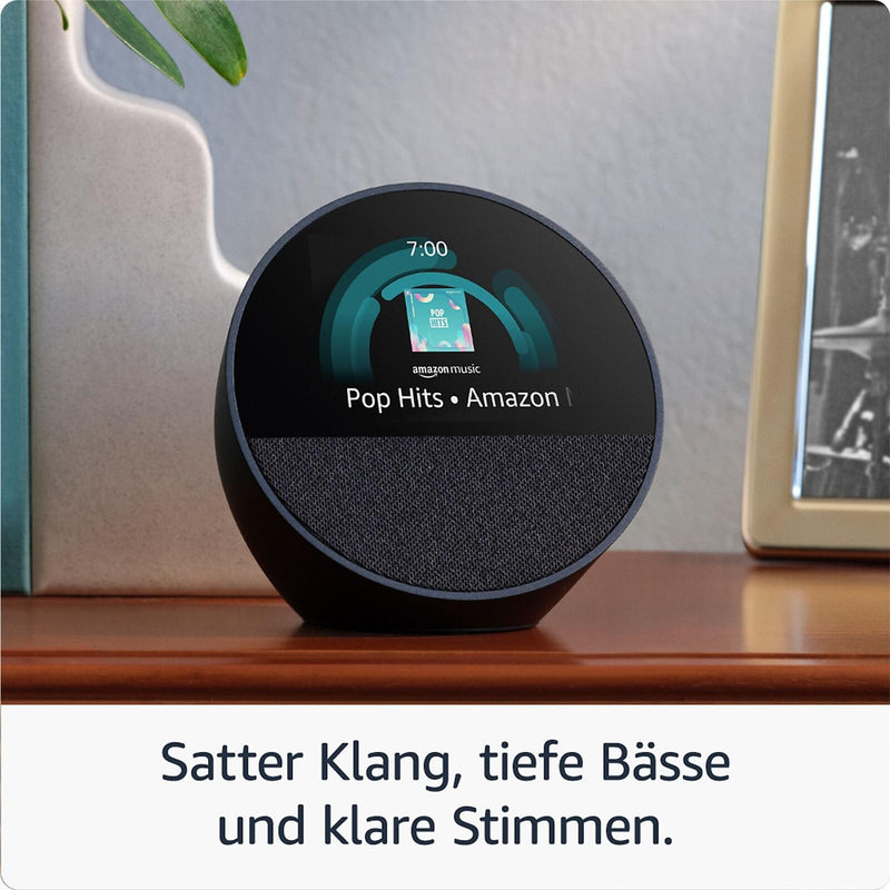 Amazon Echo Spot (2024) - Smart Speaker, weiß