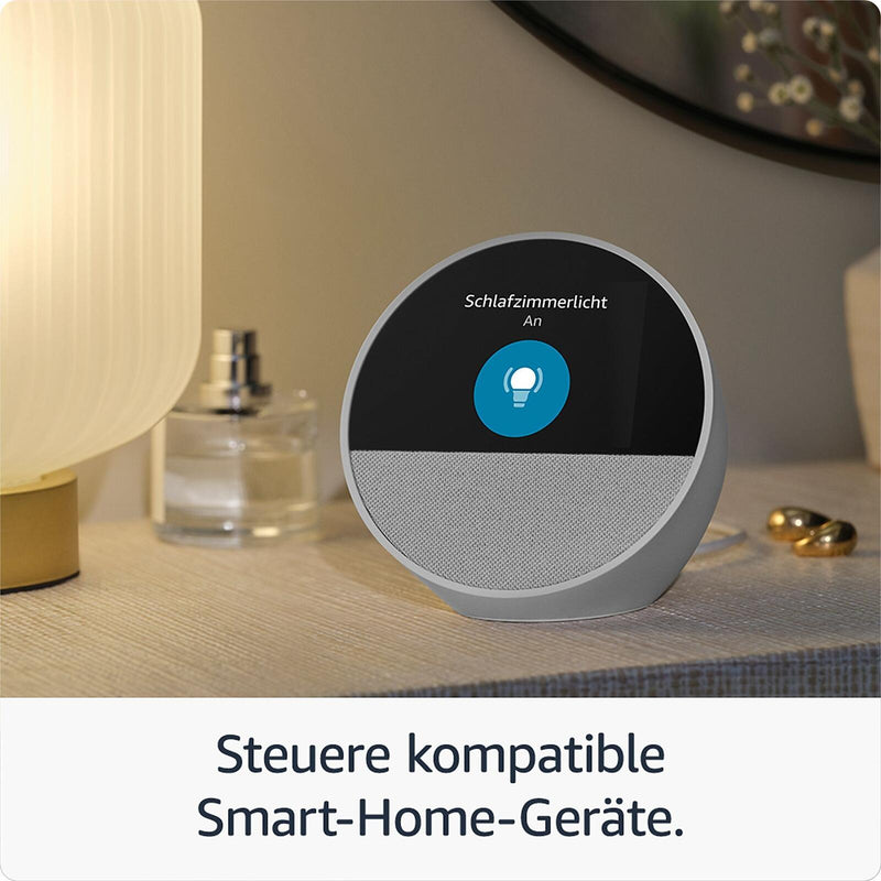 Amazon Echo Spot (2024) - Smart Speaker, weiß