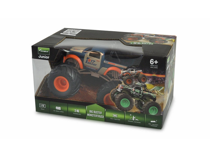 Amewi Big Buster Monster Truck 1:18 RTR Orange/Blue