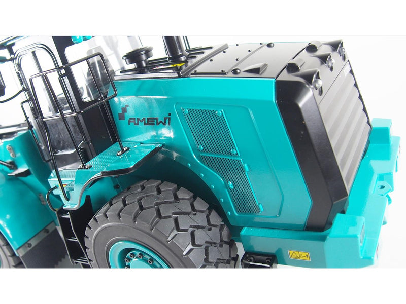 Amewi Hydraulic Wheel Loader G921H Full-Metal 1:16 RTR Teal