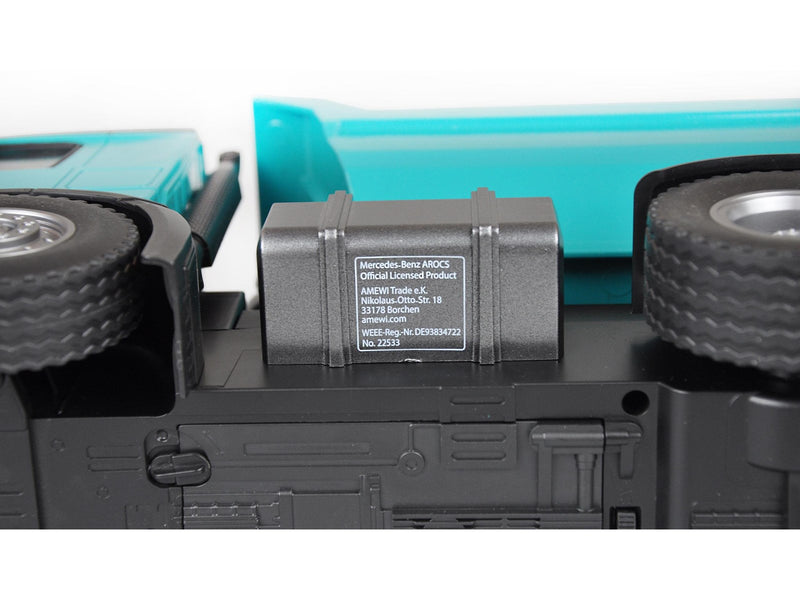 Amewi Mercedes-Benz Lorry Tipper Pro Metal 2.4GHz RTR Teal