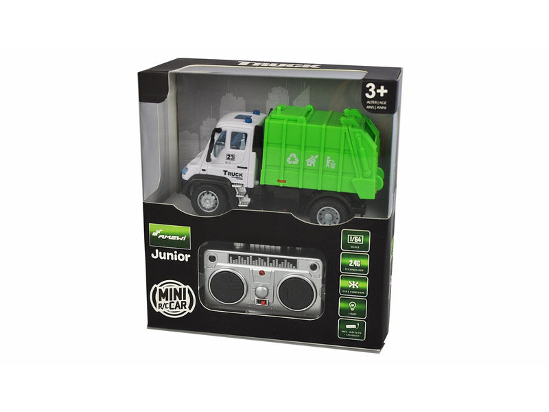 Amewi Mini Truck Garbage Collection 1:64 RTR 2.4GHz Green