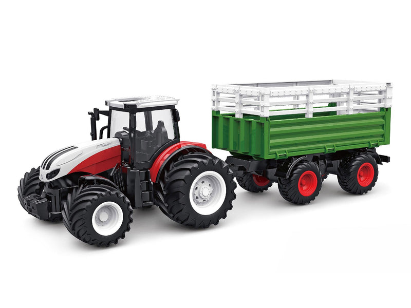 Amewi RC Tractor with Livestock Trailer 1:24 RTR