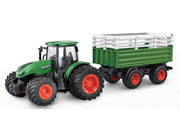 Amewi RC Tractor with Livestock Trailer 1:24 RTR Green