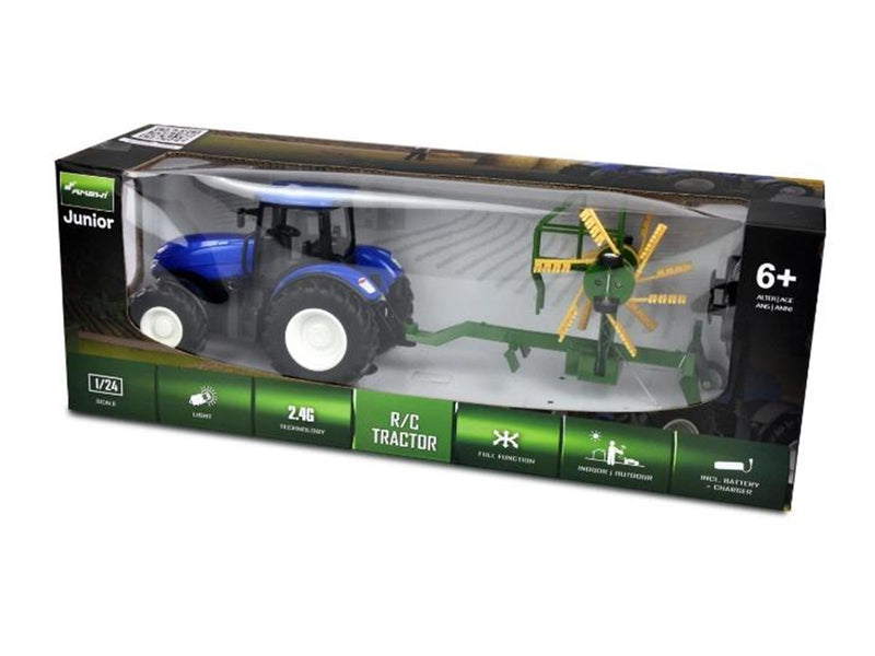 Amewi RC Tractor with Rotary Swather 1:24 RTR