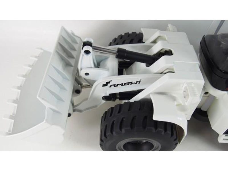 Amewi Wheel loader G485E AE 1:14 part-metal RTR White