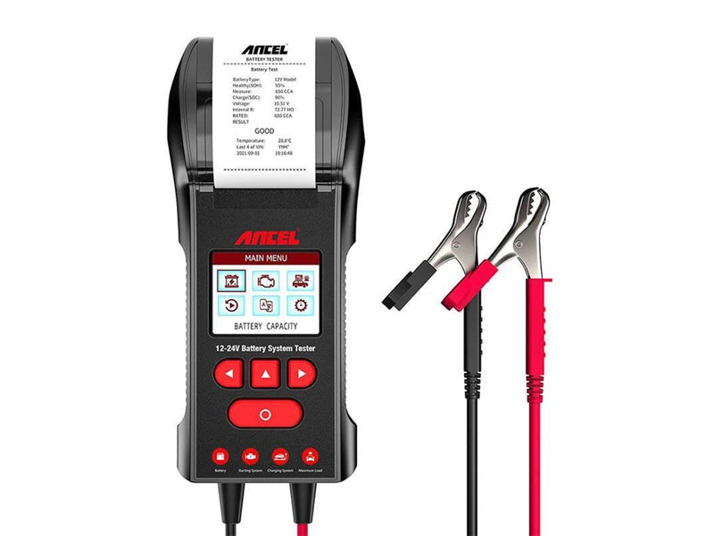 Ancel Battery Tester with printer BST600