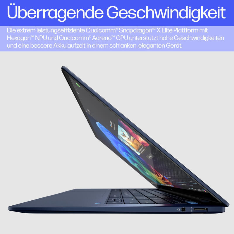 HP EliteBook Ultra G1q Snapdragon® X Elite Notebook 35,6 cm (14')