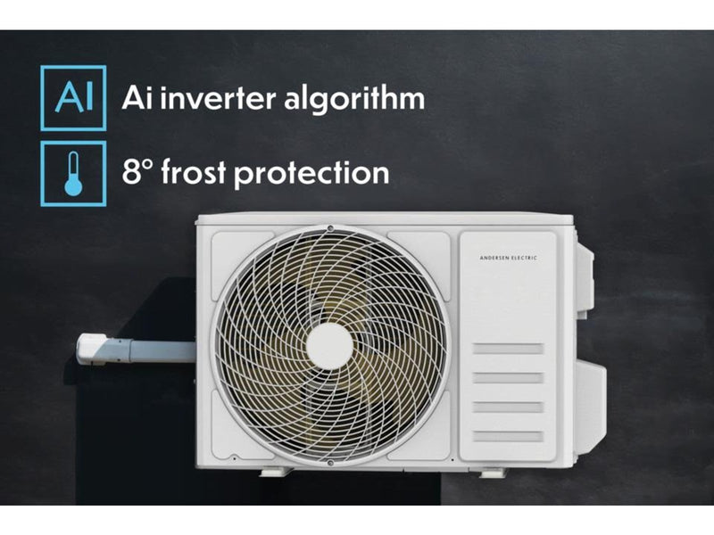 Andersen Electric MAT Pro 12 air/air heat pump with WiFi 4.9 kW 77 m² matte black