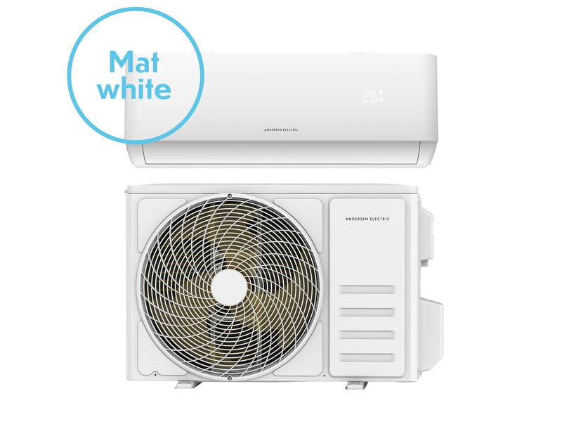 Andersen Electric MAT Pro 12 air/air heat pump with WiFi 4.9 kW 77 m² matte white