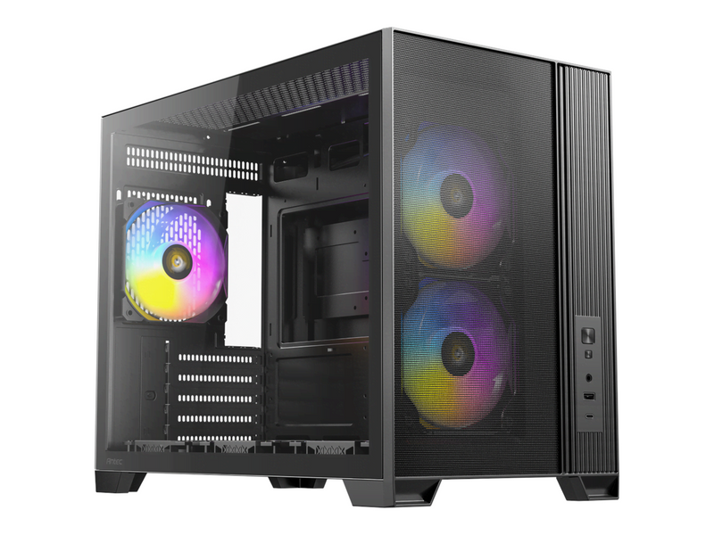 Antec FLUX M - Gehäuse - Minitower - Schwarz