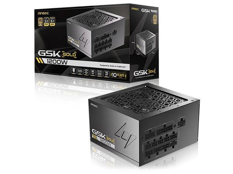 Antec GSK1200 EC power supply unit Netzteile - 1200 Watt - ATX - 80 Plus Gold zertifiziert