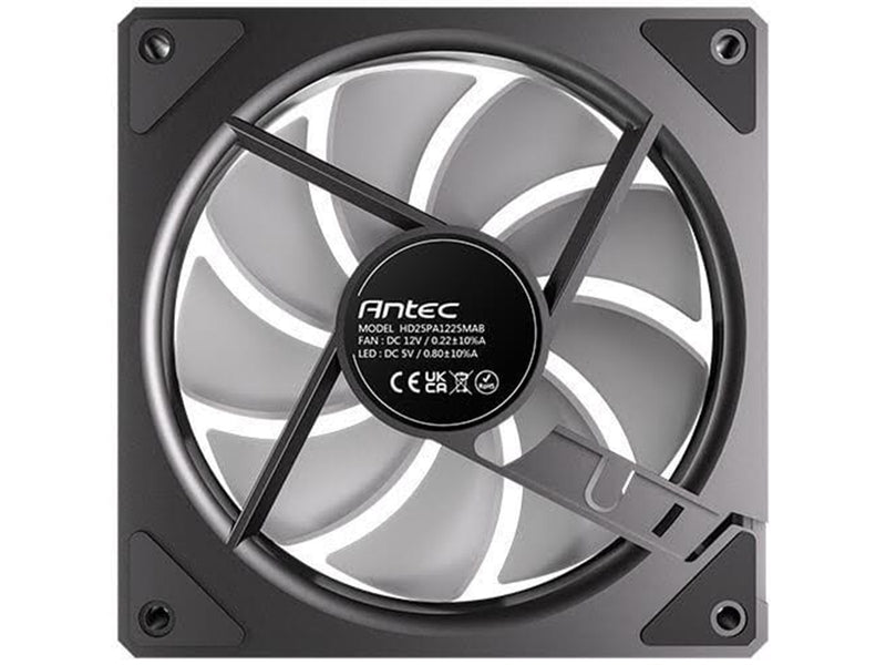 Antec Vision 120 - Gehäuselüfter - 120mm - Schwarz mit RGB LED - 28 dBA