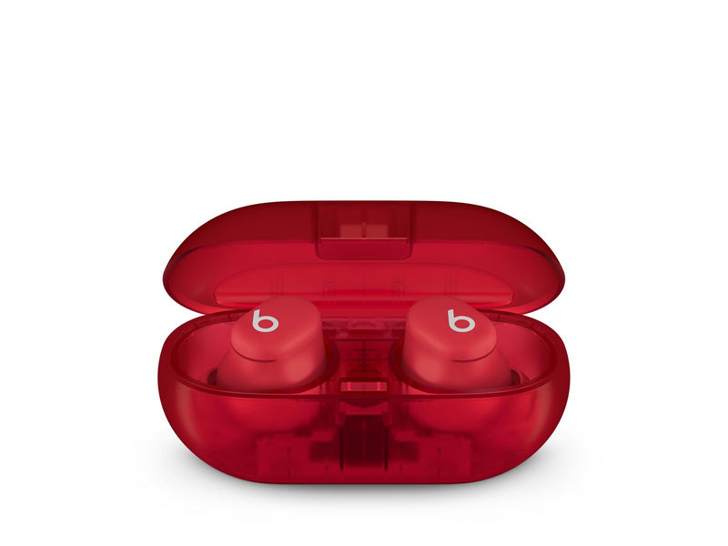 Apple Beats Solo Buds - True Wireless Earbuds - Transparent Red