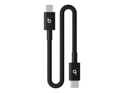 Apple Beats USB‑C to USB‑C Woven Short Cable (20 cm / 8 in.) – Bolt Black