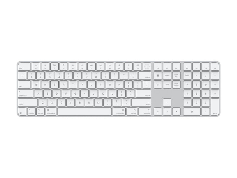 Apple Magic Keyboard with Touch ID and Numeric Keypad - Tastatur - Englisch (US) - Weiss