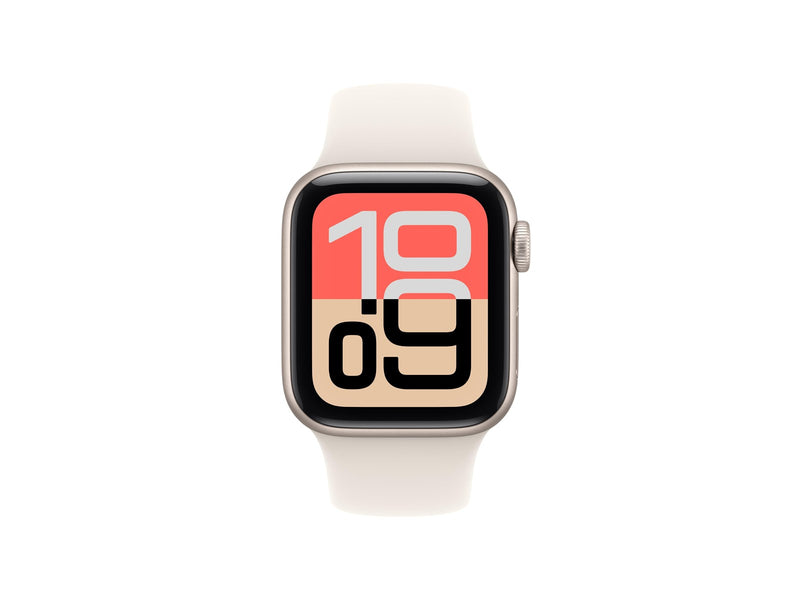 Apple Watch SE 3 GPS + Cellular 40mm Starlight Aluminium Case with Starlight Sport Band - M/L