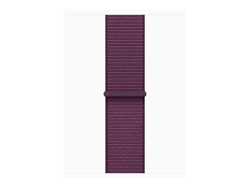 Apple Watch Series 10 GPS + Cellular 42mm - Rose Gold Aluminium Case with Plum Sport Loop
