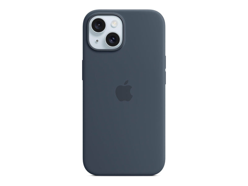 Apple iPhone 15 Silicone Case with MagSafe - Storm Blue