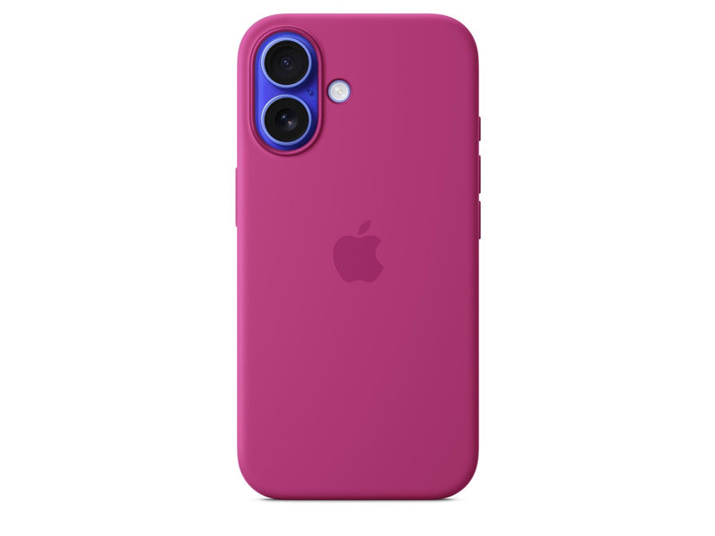 Apple iPhone 16 Silicone Case with MagSafe - Fuchsia