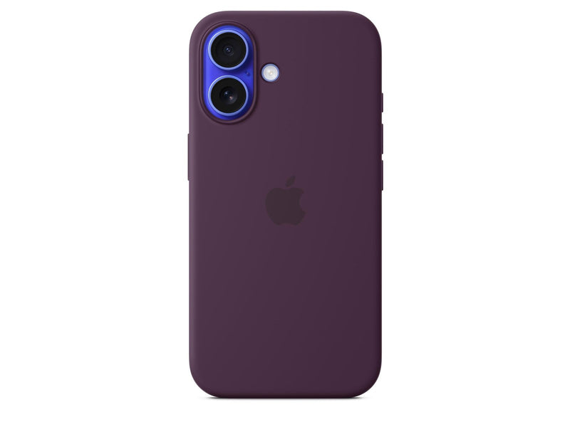 Apple iPhone 16 Silicone Case with MagSafe - Plum