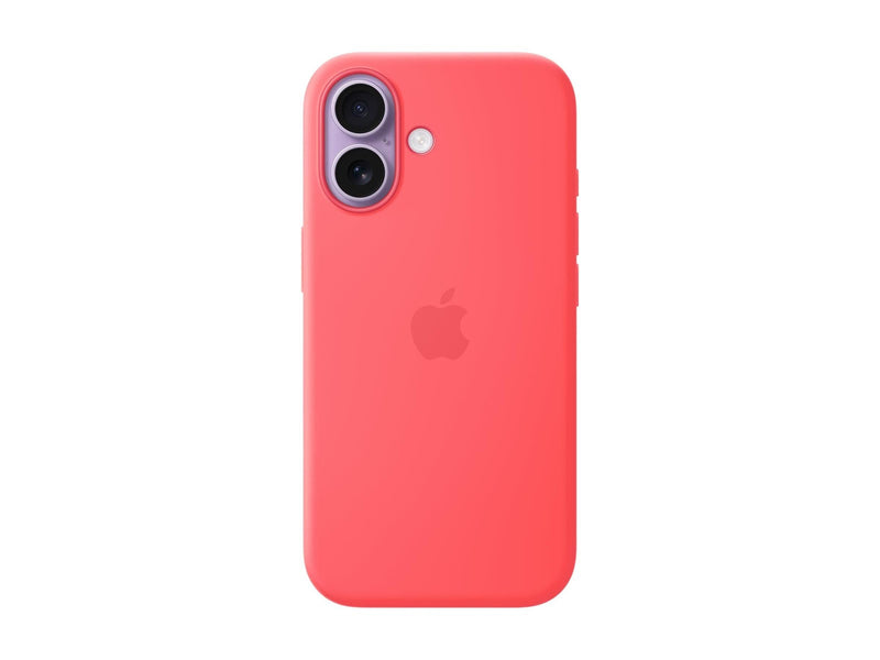 Apple iPhone 17 Silicone Case with MagSafe – Bright Guava