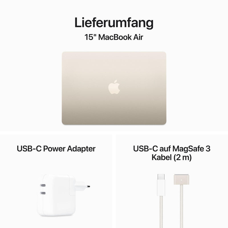 Apple MacBook Air 38,91cm (15,3') polarstern