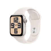 Apple Watch SE (GPS) 40mm Aluminiumgehäuse polarstern, Sportarmband polarstern (M/L)