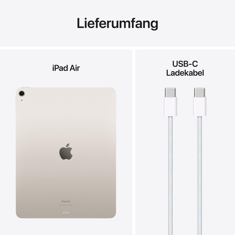 Apple iPad Air 32,78cm (13') Wi-Fi 128GB polarstern