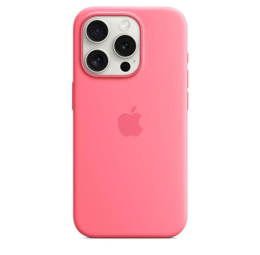 Apple iPhone 15 Pro Silikon Case mit MagSafe - Pink
