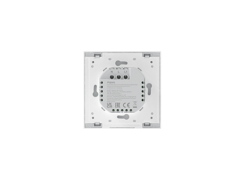 Aqara Smart Wall Switch H1 (with neutral) - Single Rocker White