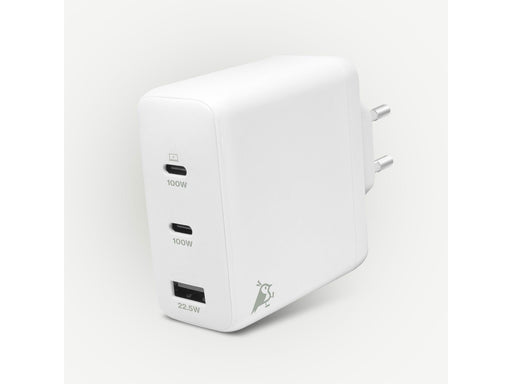 Aqiila Chargebird W4 - GaN Charger - 120W PD QC (2x USB-C + USB-A)