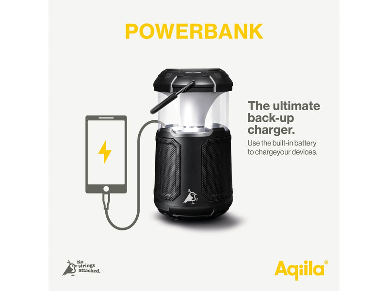 Aqiila Soundbird B10 - Dimmbare LED-Lampe - 20W Lautsprecher - 10000mAh Powerbank