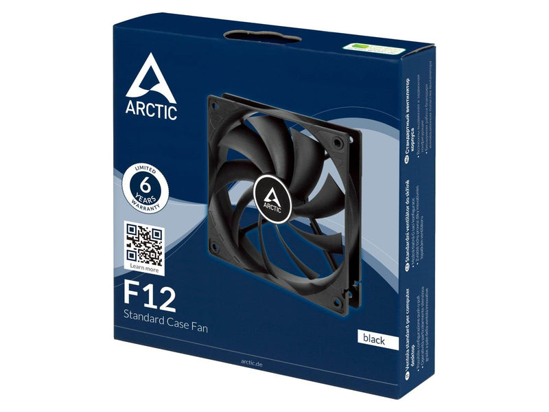 Arctic F12 - Gehäuselüfter - 120mm - Schwarz - 23 dBA