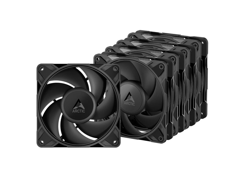 Arctic P12 Pro PST (5-pack) - Gehäuselüfter - 120mm - Schwarz