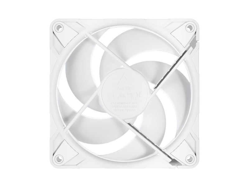 Arctic P12 Pro Reverse A-RGB (White) - Gehäuselüfter - 120mm - Weiß