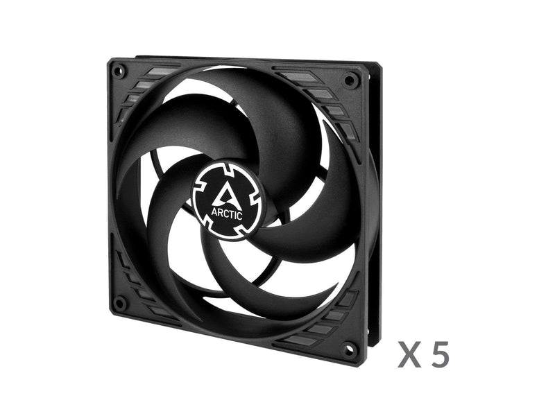Arctic P14 - 5-pack value pack - Gehäuselüfter - 140mm - Schwarz - 23 dBA