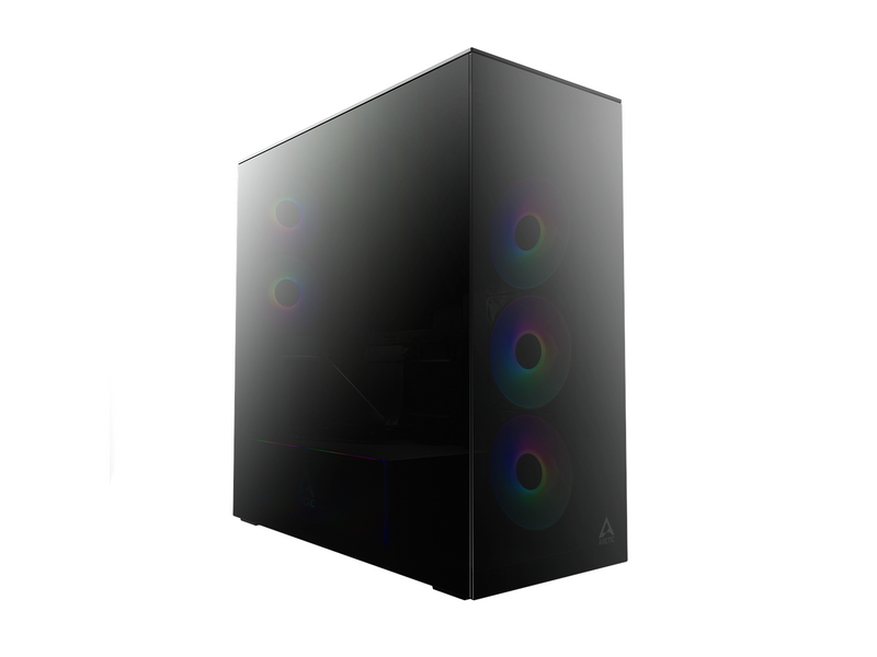 Arctic Xtender VG (Mirror Black) - Gehäuse - Miditower - Schwarz