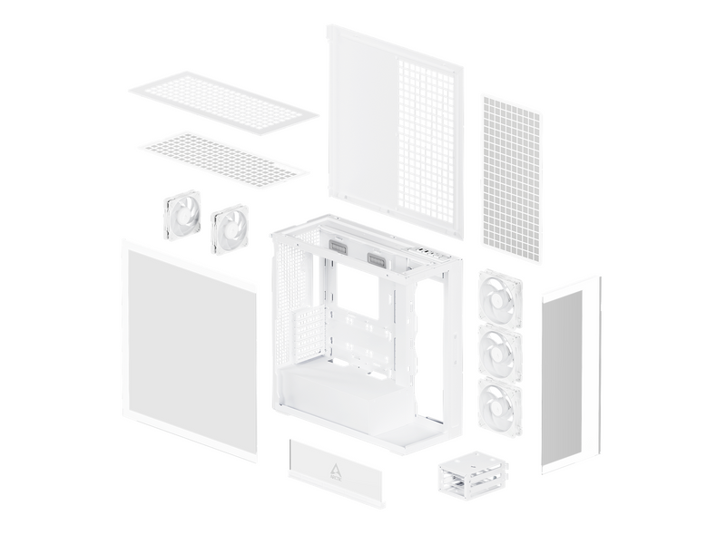 Arctic Xtender (White) - Gehäuse - Miditower - Weiß