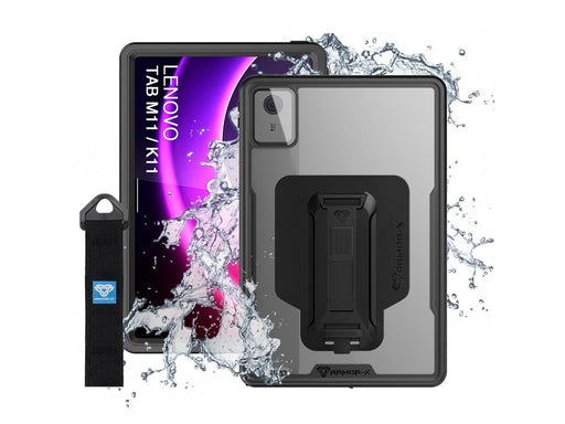 Armor-X Lenovo Tab M11 TB330 | IP68 Waterproof Shock & Dust Proof Case With Han